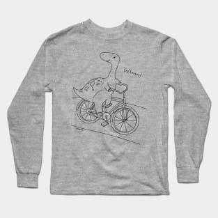 Dino on a Bike Long Sleeve T-Shirt